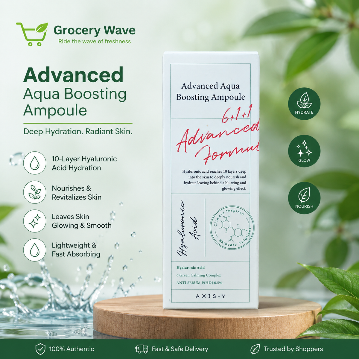 AXIS-Y ADVANCED AQUA BOOSTING AMPOULE 30ML