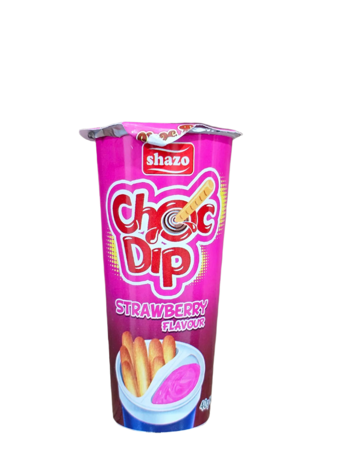 SHAZO CHOC DIP STICKS STAWBERRY SPREAD FLAVOR