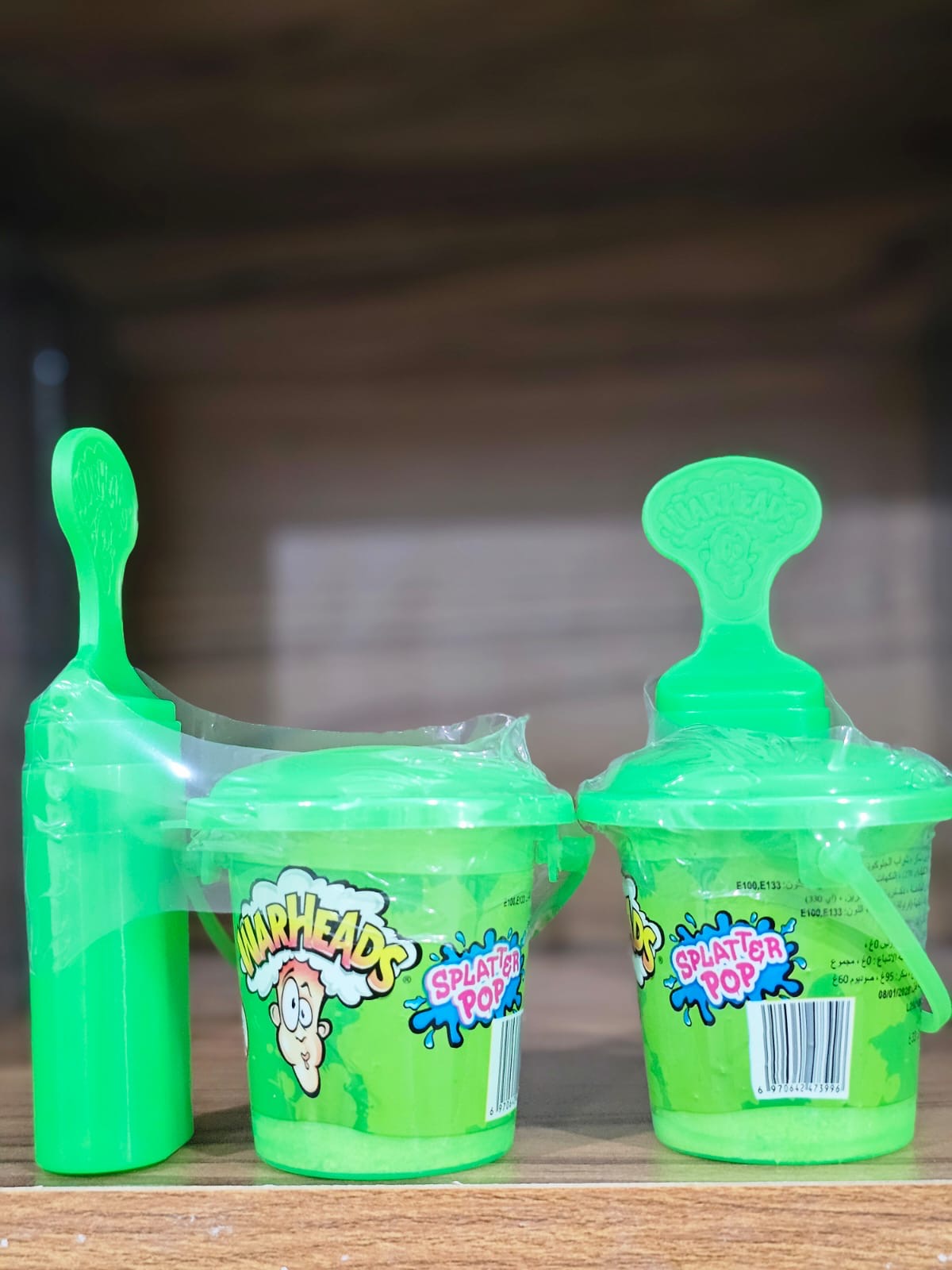 Warheads Splatter Pop Green