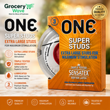 ONE SUPER STUDS CONDOM 3 PCS