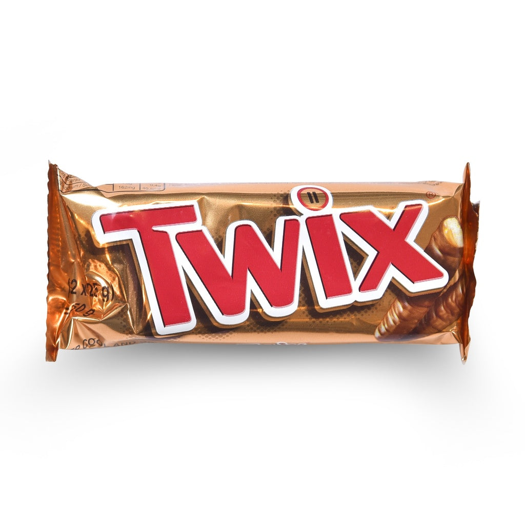 TWIX CHOCOLATE TWIN 50G MVR 15.00