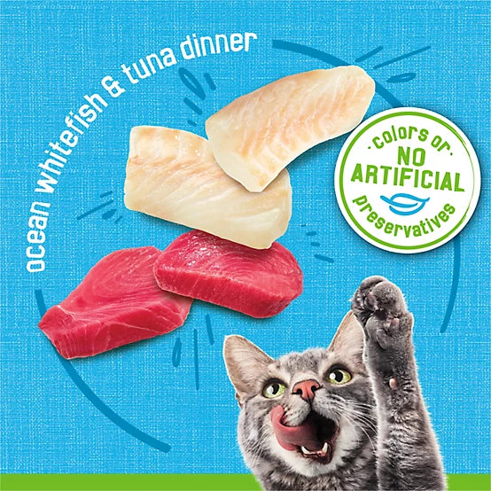 Friskies Adult Ocean Whitefish and Tuna Pate Wet Cat Food, 5.5 oz. (156G)
