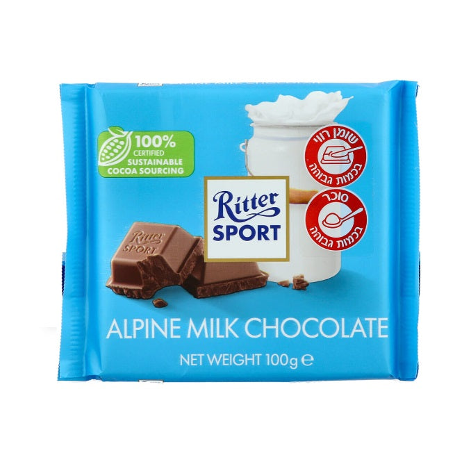 Ritter Sport Alpine Milk Chocolate 100g