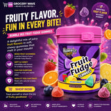 BUMBLE BEE FRUIT FUDGE MIXED FRUIT GUM 102G
