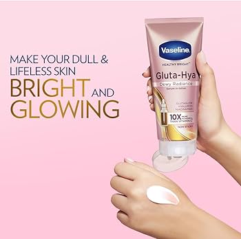 VASELINE GLUTA-HYA SERUM BURST LOTION DEWY RADIANCE 200ML