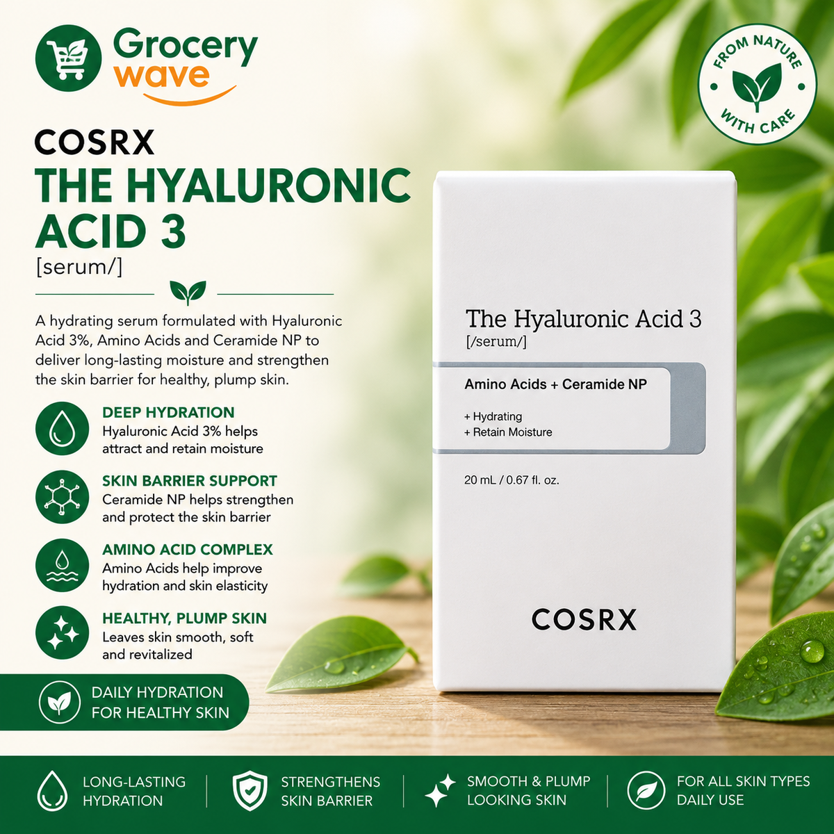 Cosrx The Hyaluronic Acid 3 Serum/20ml