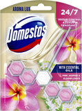 Domestos Toilet Rim Block Power Pink Jasmine & Elderflower 55GM