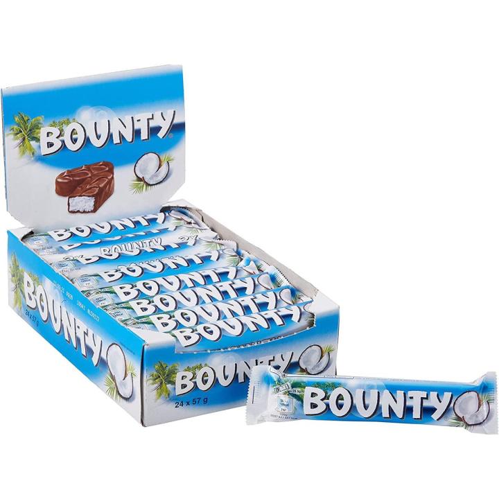 Bounty Coconut Filled Chocolate Bar 57GM (24Pc)