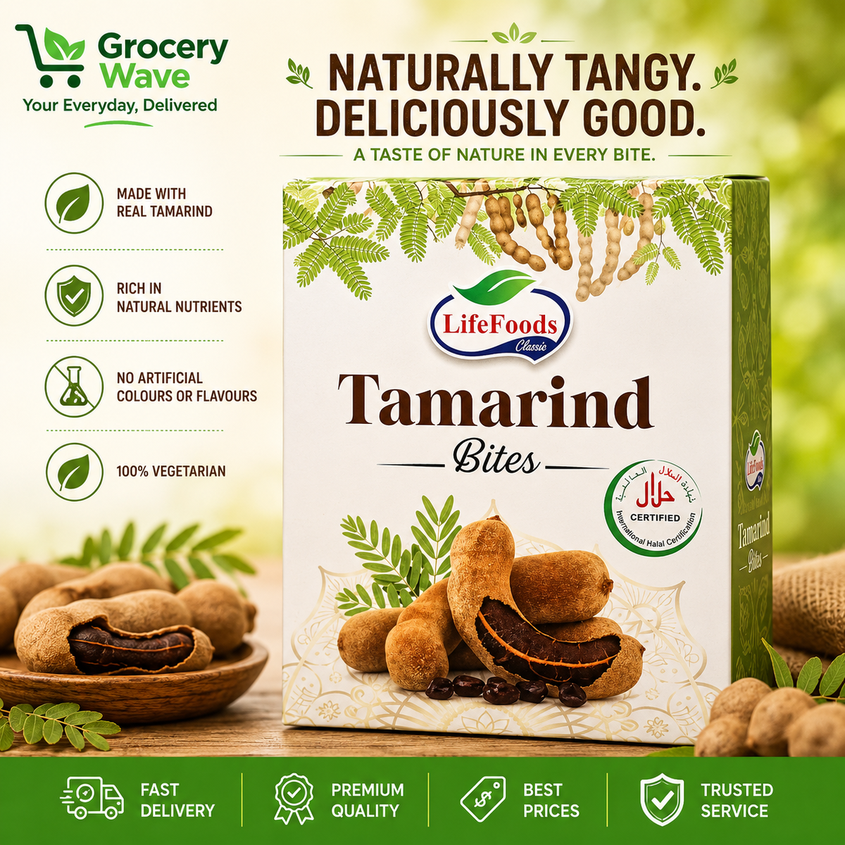 LIFE FOODS SWEET & SOURLADDO TAMARIEND BITES