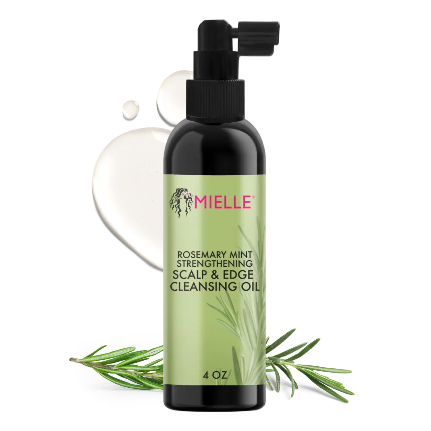 MIELLE ROSEMARY MINT SCALP & EDGE CLEANSING HAIR OIL 118ML