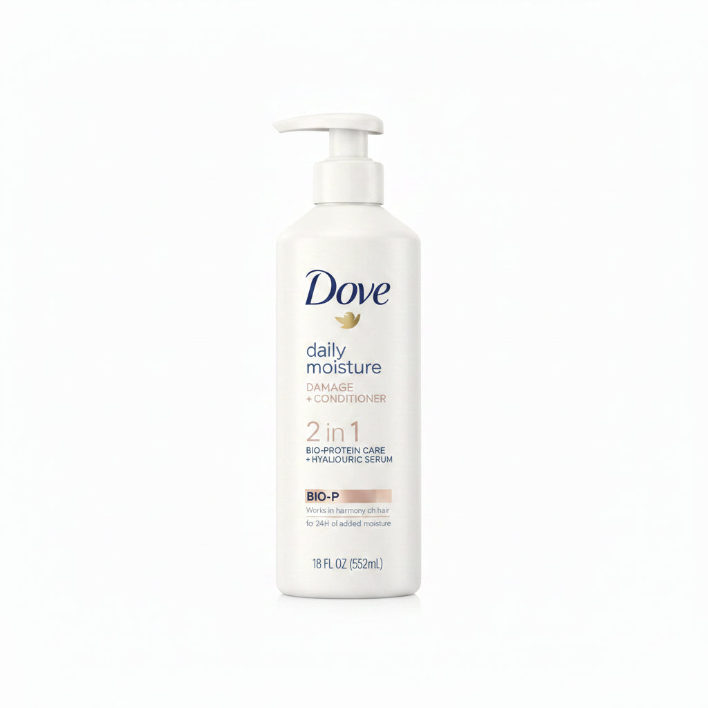 Dove Daily Moisture Damage Therapy 2 in 1 Shampoo & Conditioner 18 Fl Oz