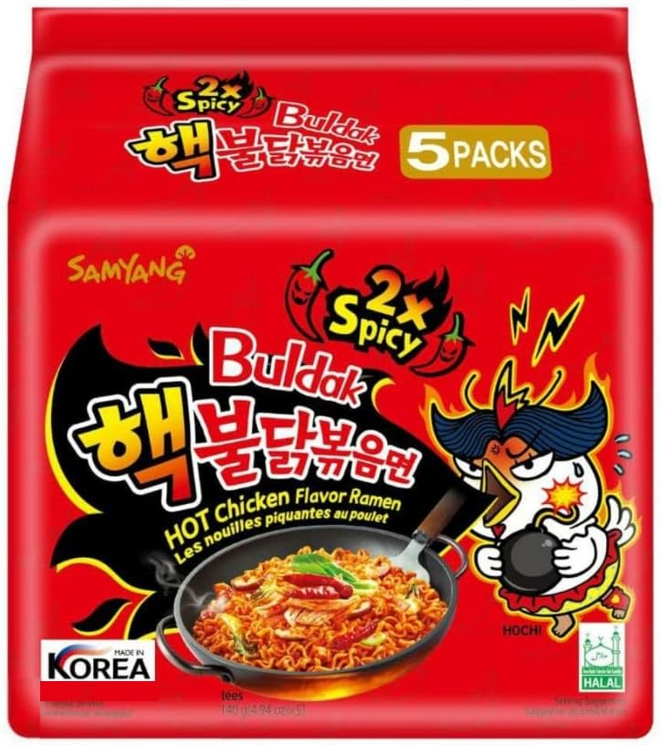 Samyang Buldak Hot Chicken Flavor Ramen Pack of 5