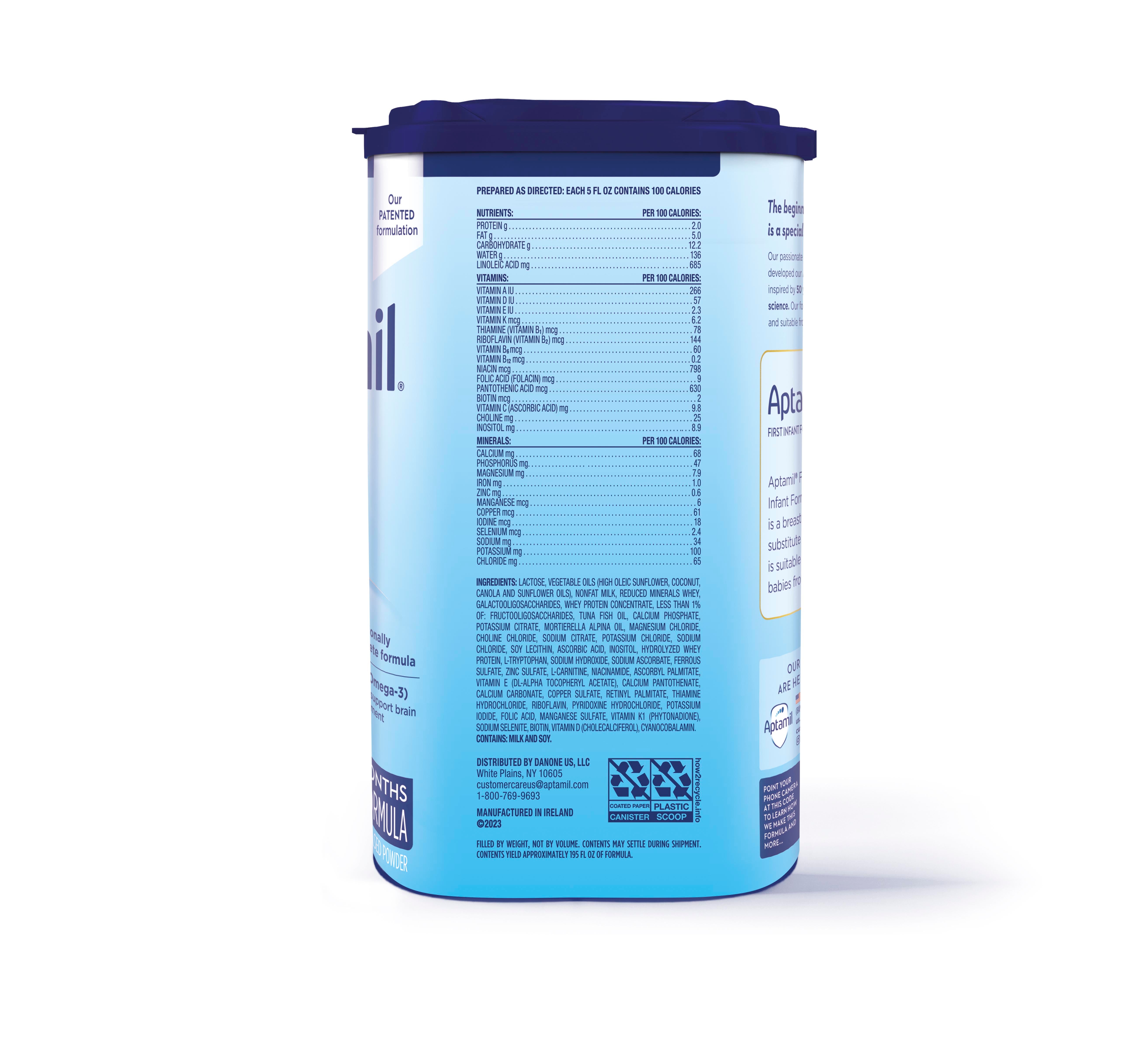 Aptamil No. 1, First Infant Milk, Birth to 6 Months, 800g