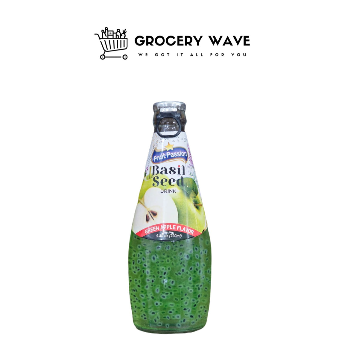 American Best Basil Seed with Green Apple Flavour 290ml