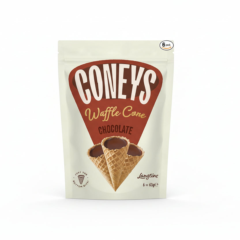 Coneys Waffle Cone Chocolate 63g