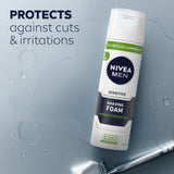 NIVEA MEN Shaving Foam For Sensitive Skin, 200 milliliters