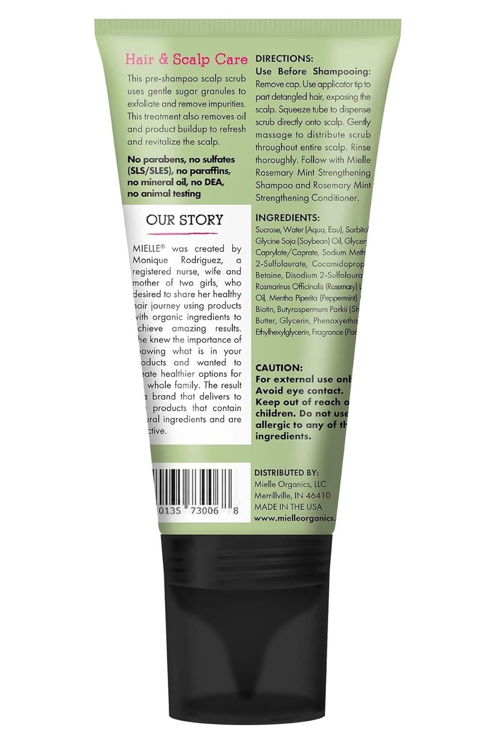 Mielle | Rosemary Mint Clarifying Sugar Scalp Scrub 170g
