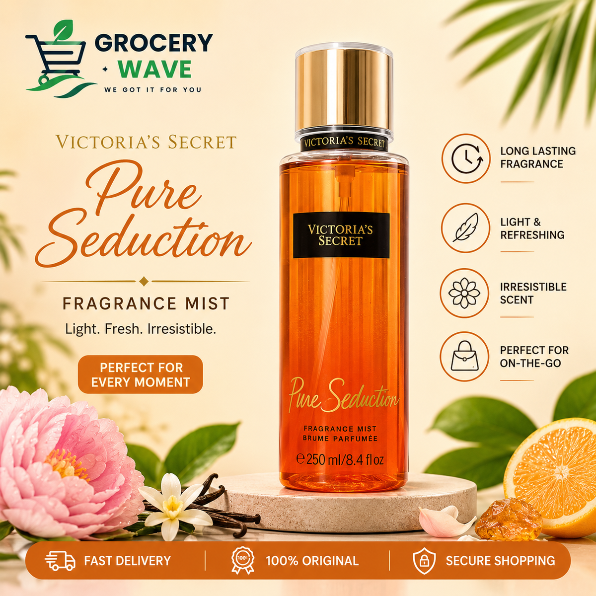 Victoria's Secret Pure Seduction Fragrance Mist 250ml