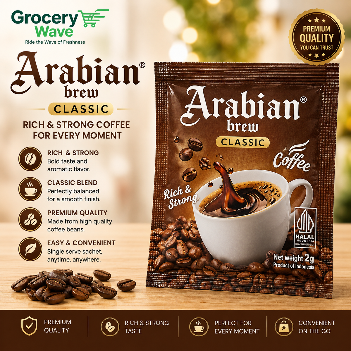 ARABIAN BREW CLASSIC COFFEE 2G