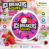 Ice Breakers Sours Mixed Berry/Strawberry/Cherry Sugar Free 42g