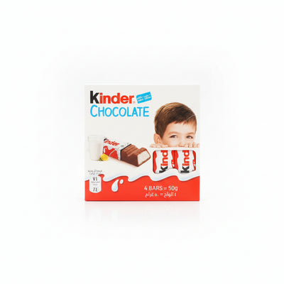 Buy Kinder Chocolate Bars Pack 4 Bars 50 gm