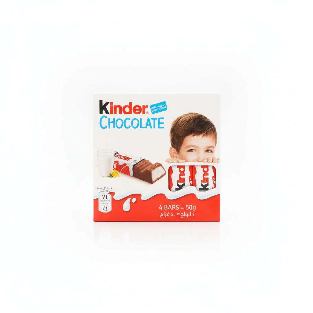 Buy Kinder Chocolate Bars Pack 4 Bars 50 gm