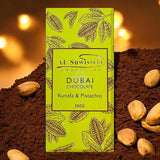 Al Suwissria's PISTACHIO Kunafa Chocolate Bar 200g