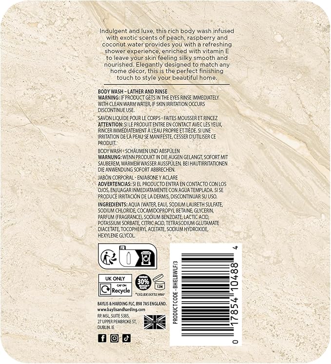 Baylis & Harding Elements Pink Blossom & Lotus Flower Body Wash