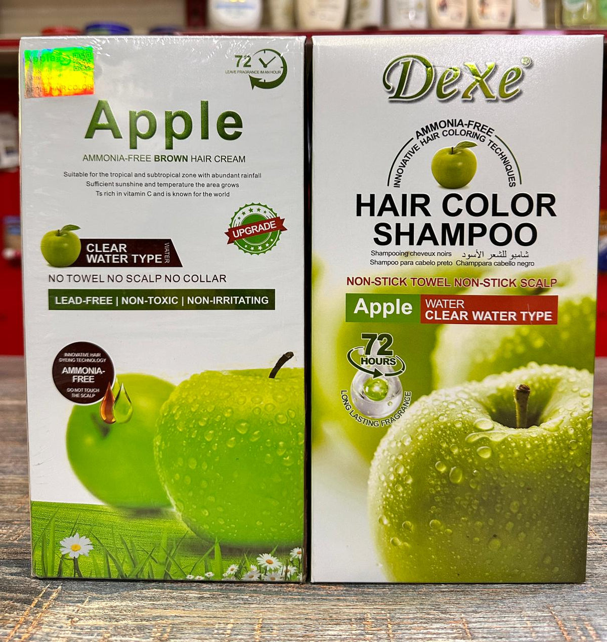 DEXE APPLE BLACK HAIR SHAMPOO 400ML