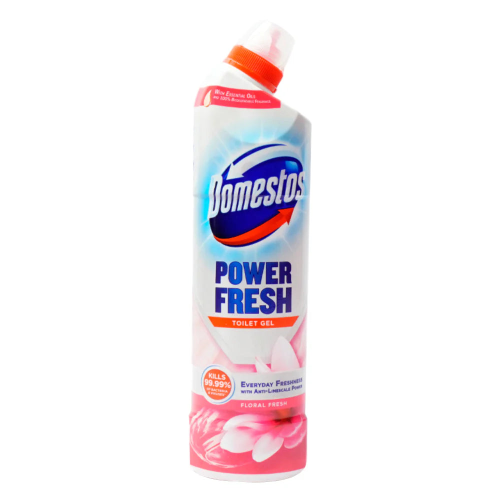 DOMESTOS TOILET GEL POWER FLORAL FRESH 750 ML