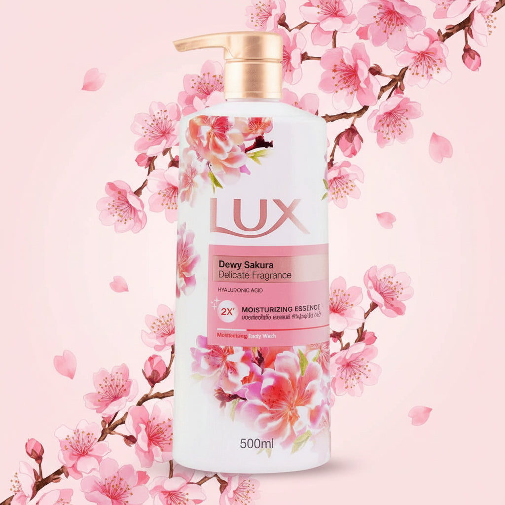 Lux Dewy Sakura Moisturizing Body Wash 500ml
