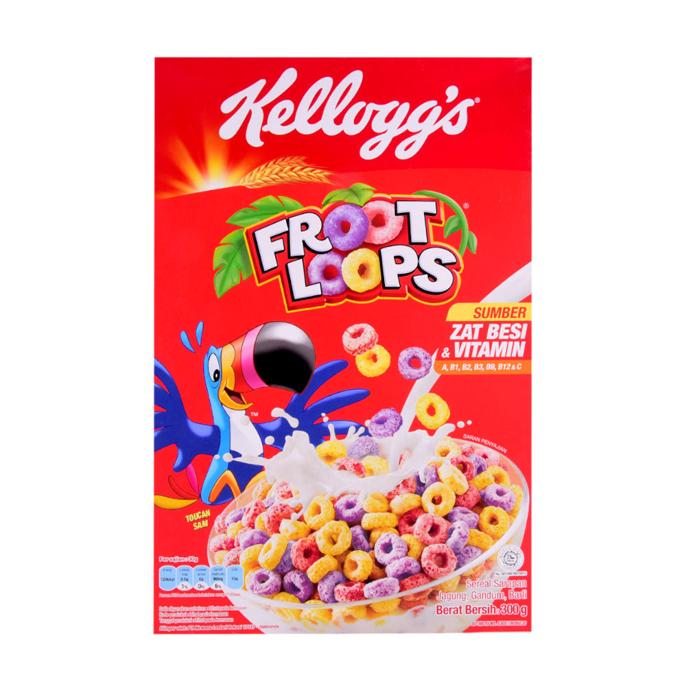 KELLOGGS CEREAL FROOT LOOPS 300 GM