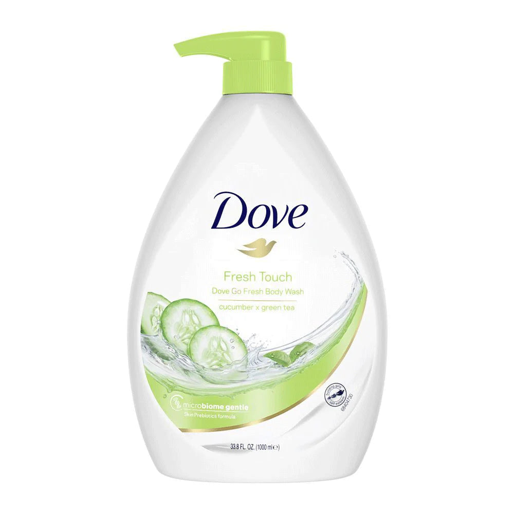 Dove Fresh Touch Cucumber X Green Tea Body Wash 1000ml