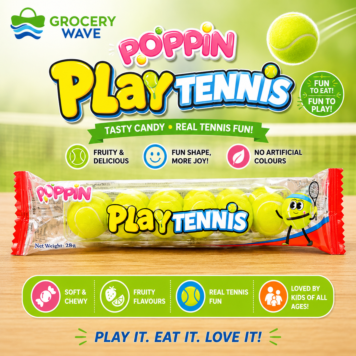 POPPING PLAY TENNIS 28G
