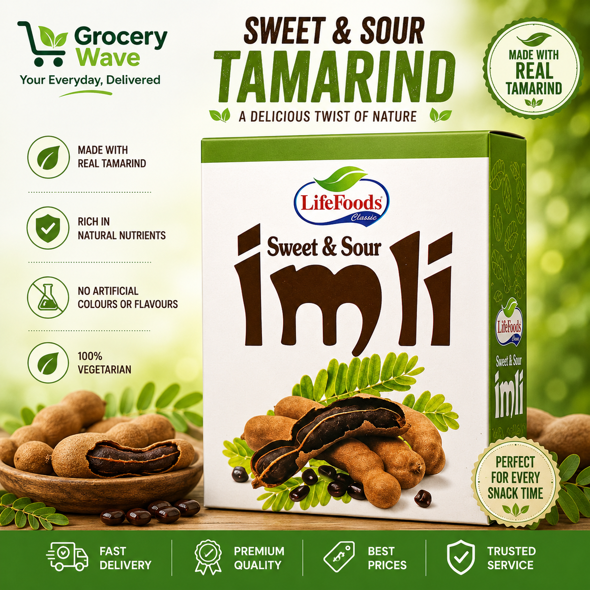 LIFE FOODS SWEET & SOUR IMLI