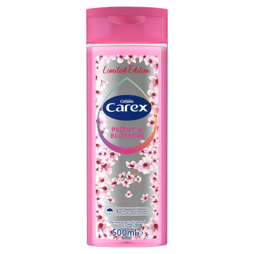 Cussons Carex Limited Edition Peony & Blossom Bath and Shower 500ml