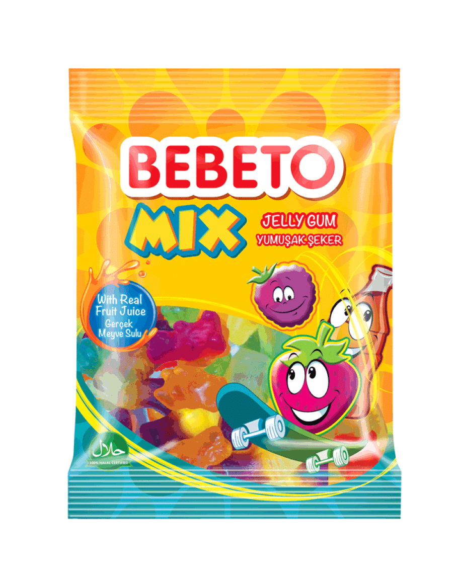 Bebeto Mix jelly 80g