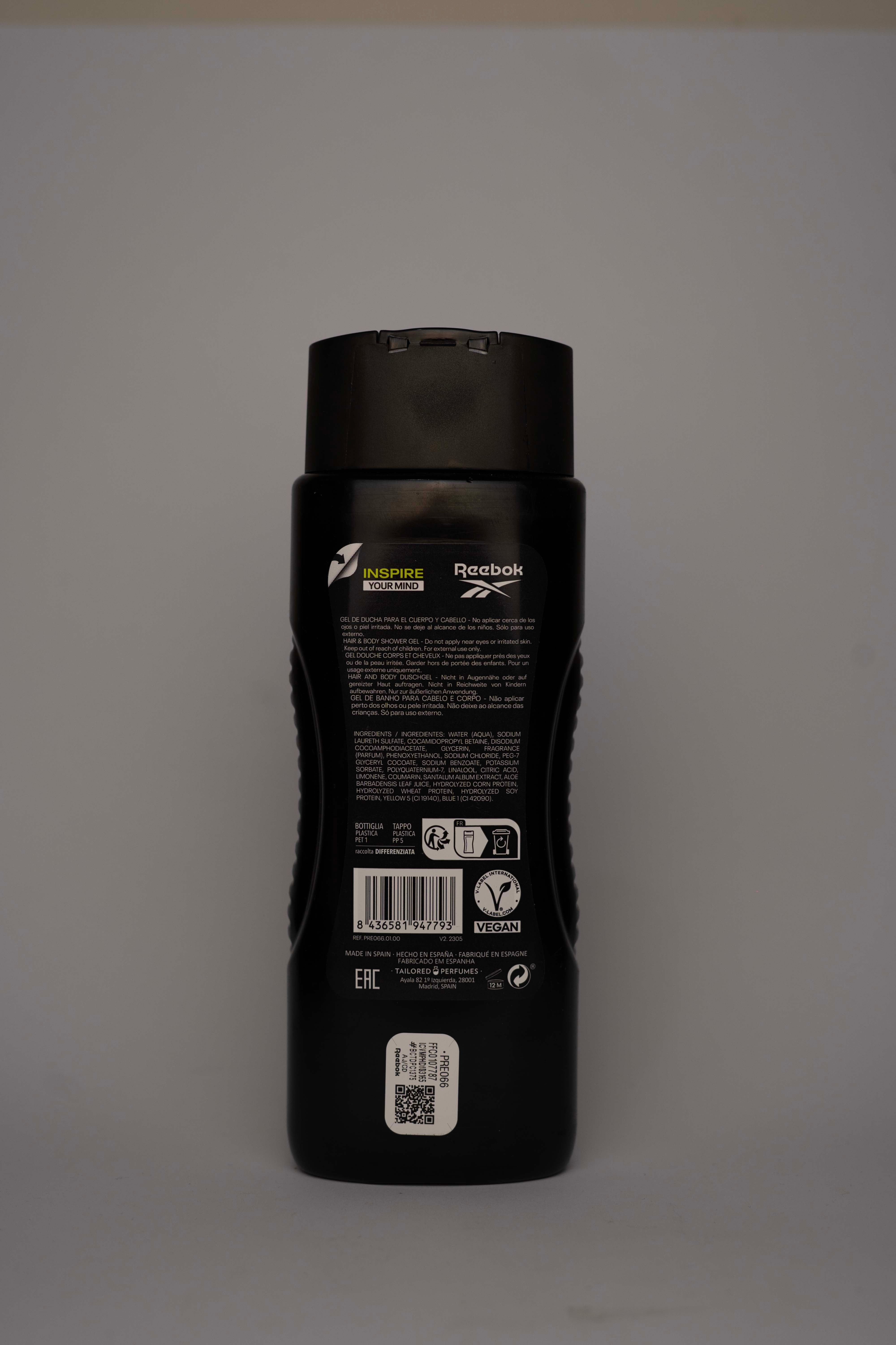 Reebok Inspire Your Mind 4in1 Shower Gel 400ml
