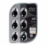 Ellips Hair Vitamin Capsule Shiny Black With Candlenut & Aloe Vera Oil 6'S (Black)