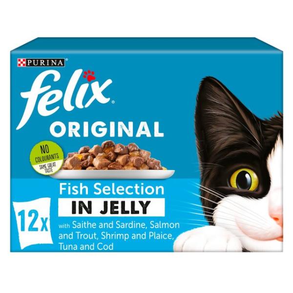 Felix Fish Selection In Jelly 100g