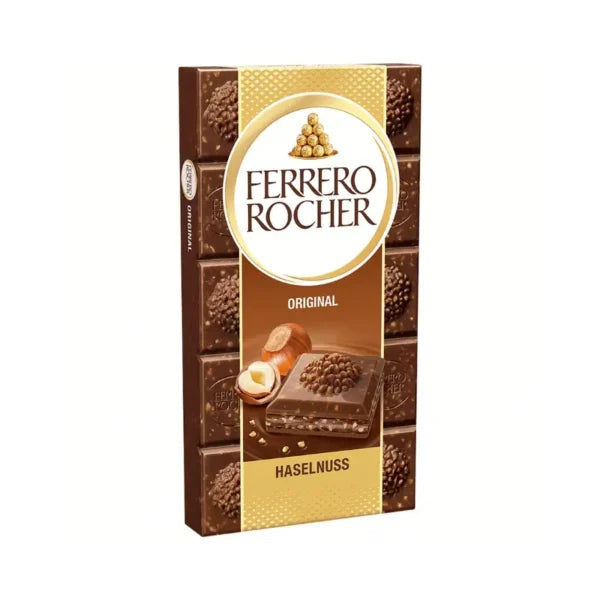 Ferrero Rocher Original Milk Chocolate Bar 90G