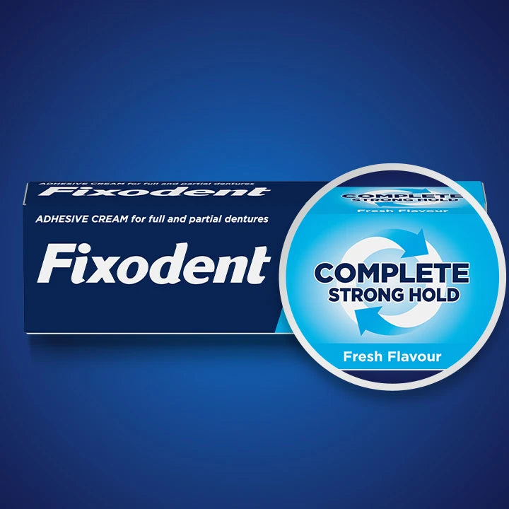 FIXODENT PLUS DENTURE ADHESIVE ALL DAY HOLD NO FLAVOUR 40G