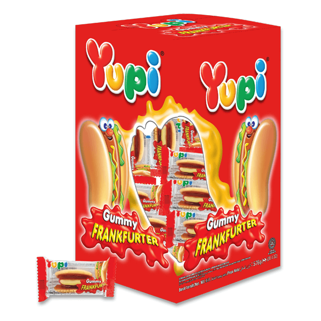 Yupi Gummy Frankfurter 504g