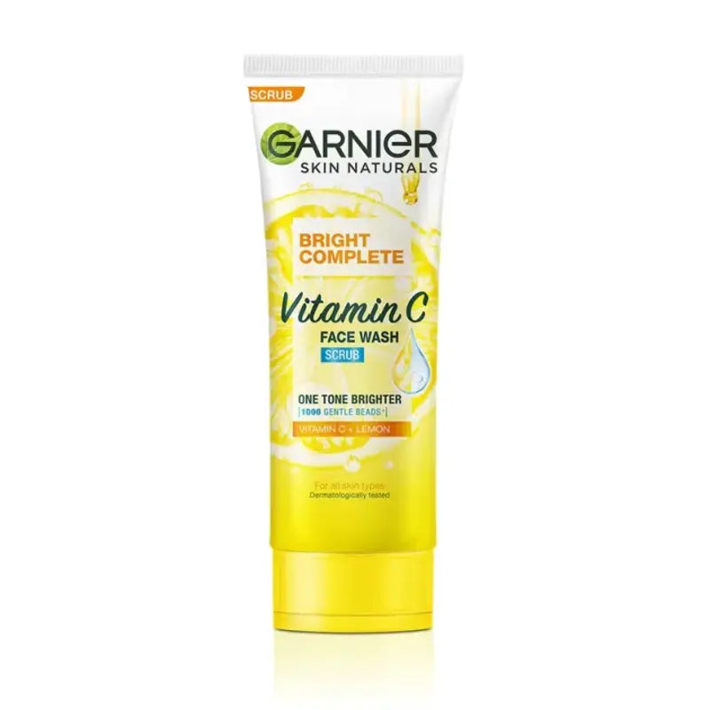GARNIER BRIGHT COMPLETE VITAMIN C FACE SCRUB 100ML
