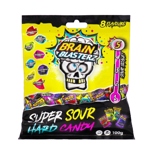 BRAIN BLASTERZ SUPER SOUR CANDY 100GM