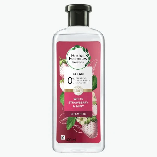 Herbal Essences White Strawberry & Mint Clean Shampoo 400ml