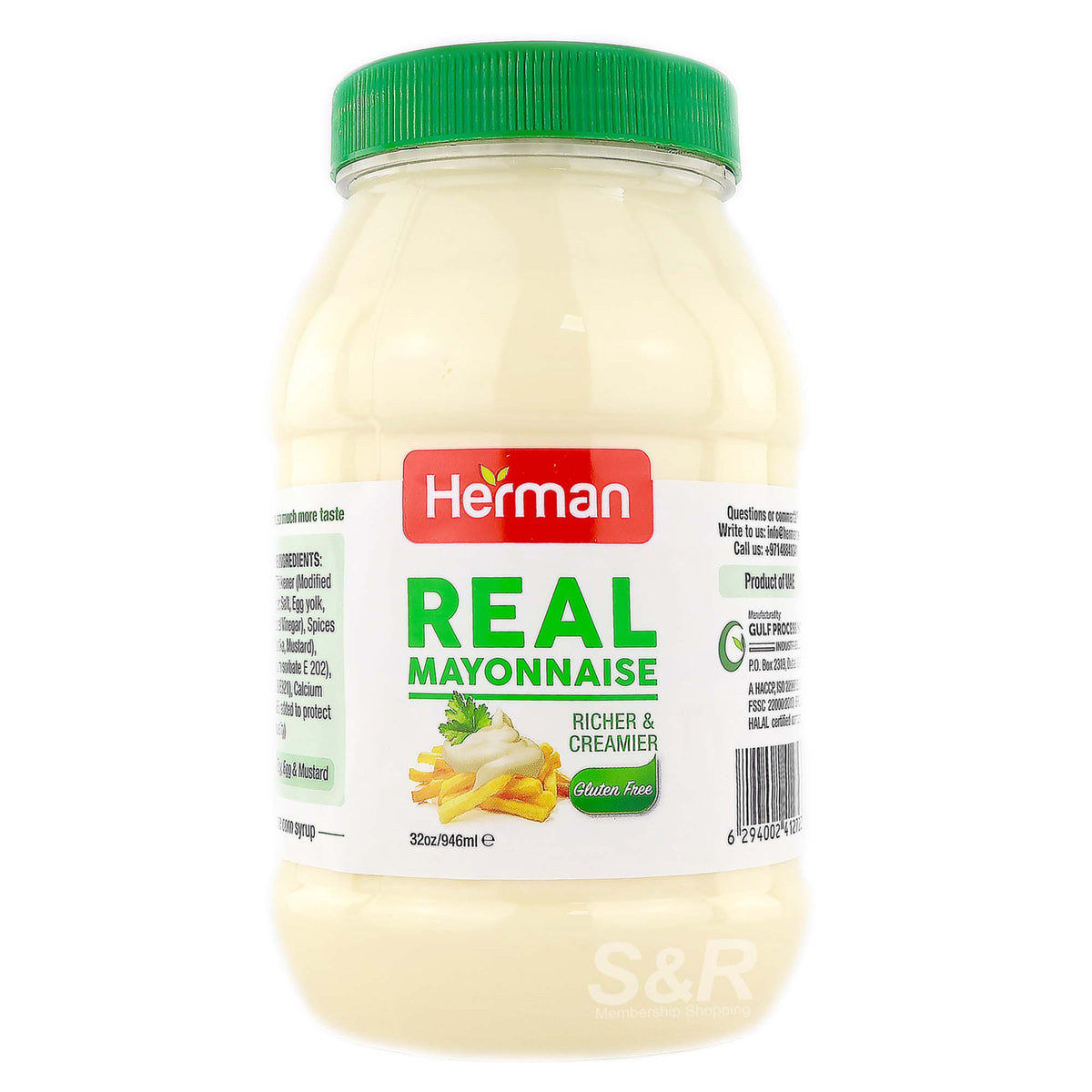 Herman Real Mayonnaise 946ml