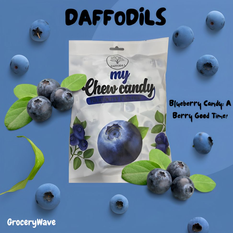 Daffodils my chew candy blueberry 350gm