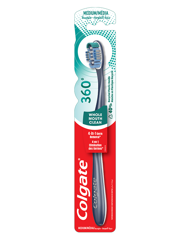 Colgate 360• brush whole mouth clean