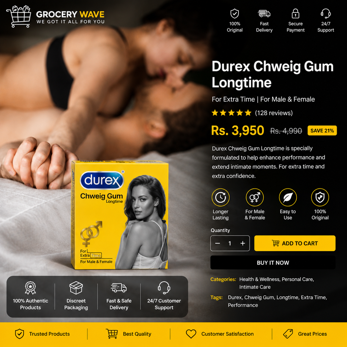 DUREX CHWEIG GUM LONG TIME